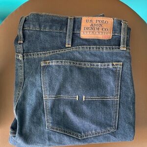 U.S. Polo Assn. Men's Dark Blue Denim Jeans